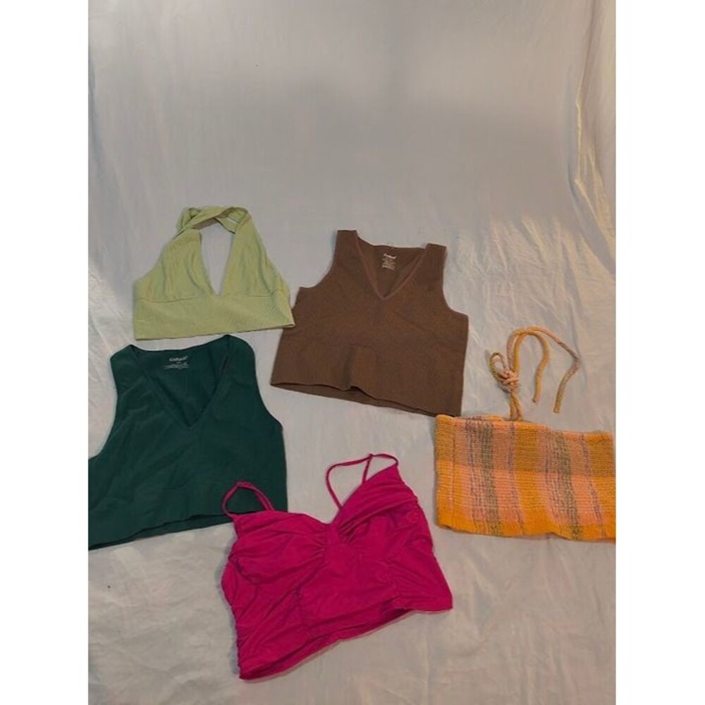 Women’s Crop Top Bundle – 5 Tops (Garage, Shein, Jo&Co, Universal !and More).#J